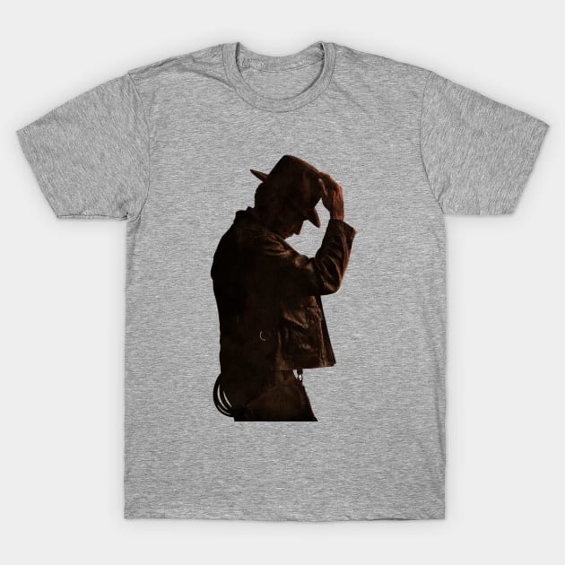 Indy - silhouette T-Shirt by Buff Geeks Art